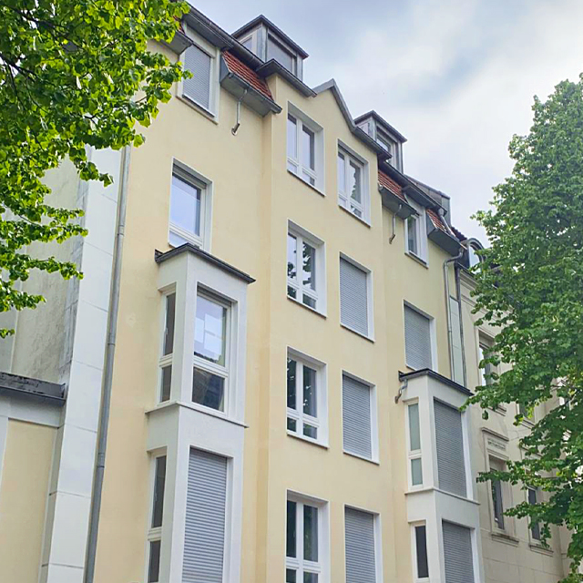 Fassilo Fassadenreinigung gereinigtes Haus